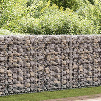 Gabbione in Rete Acciaio Galvanizzato 100x100x30cm Recinzione Orto da Giardino