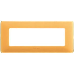Placca Bticino Matix 6 moduli ambra AM4806CAB