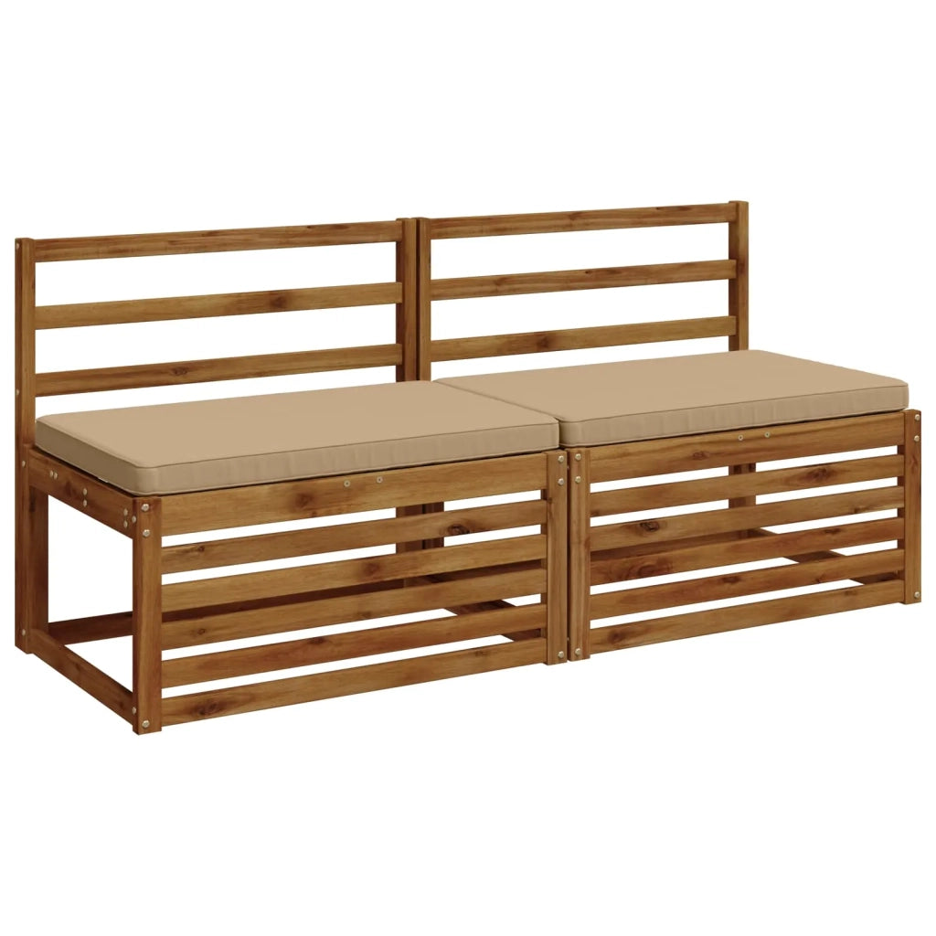 Cuscini per Panchina a 2 Pezzi VUGHT 2 pz 100% Poliestere 951641