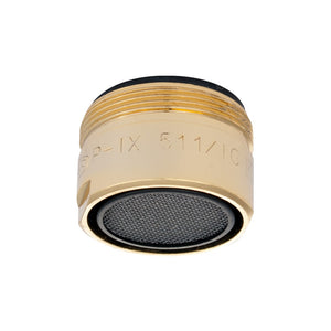 Aeratore vasca in ottone dorato