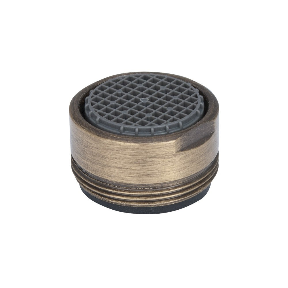 Aeratore vecchio ottone per lavello e bidet M 22/24