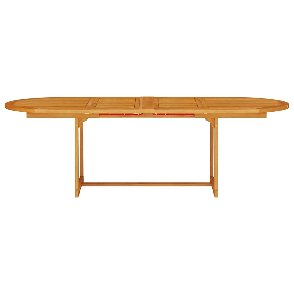 Set da Pranzo per Giardino 9 pcs Marrone
