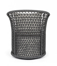 Poltrona Girevole 77x81x93h cm con Cuscini Cuyen Antracite