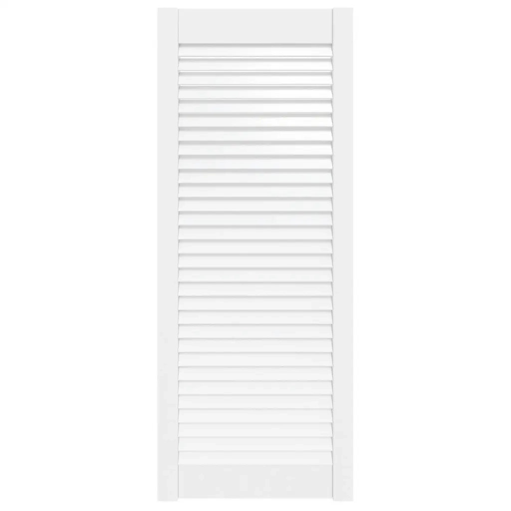 Anta con Design a Lamelle Bianca 99,3x39,4 cm in Legno di Pino CFW7463936