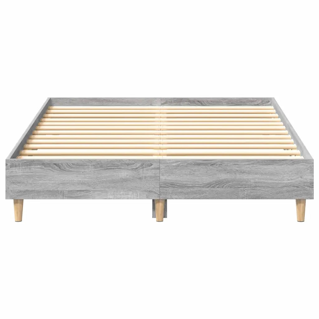 Struttura del letto-Giroletto Grigio Sonoma 193 x 123 x 25 cm