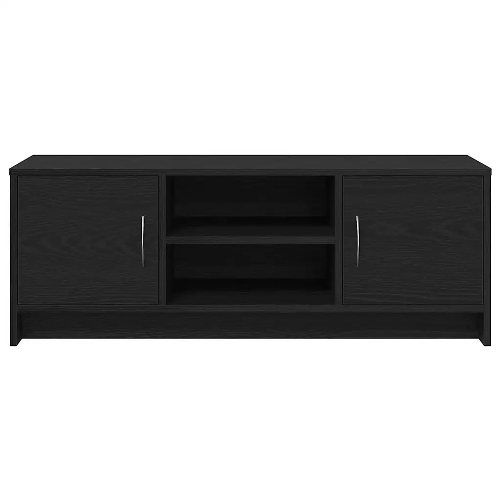 Mobile TV | Armadietto TV | Mobile Porta TV Rovere Nero 102x30x37,5 cm Legno Multistrato