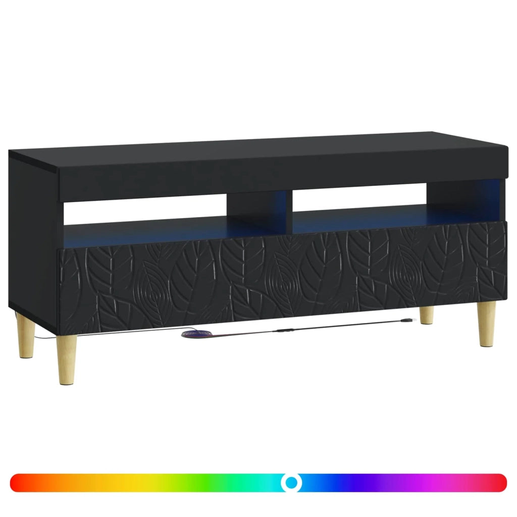 Mobile TV LED Nero Legno ingegnerizzato 897206