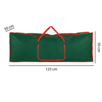 Borsa Custodia Sacco Porta Albero di Natale Extra Large Robusta in Tessuto Verde