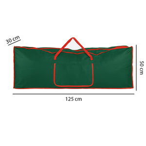 Borsa Custodia Sacco Porta Albero di Natale Extra Large Robusta in Tessuto Verde