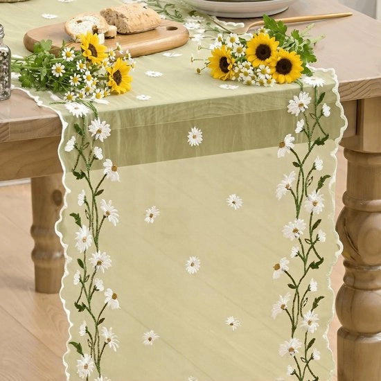 Telaio per decorazione con bordo in stoffa gialla 40x300 cm per decorazione di festa