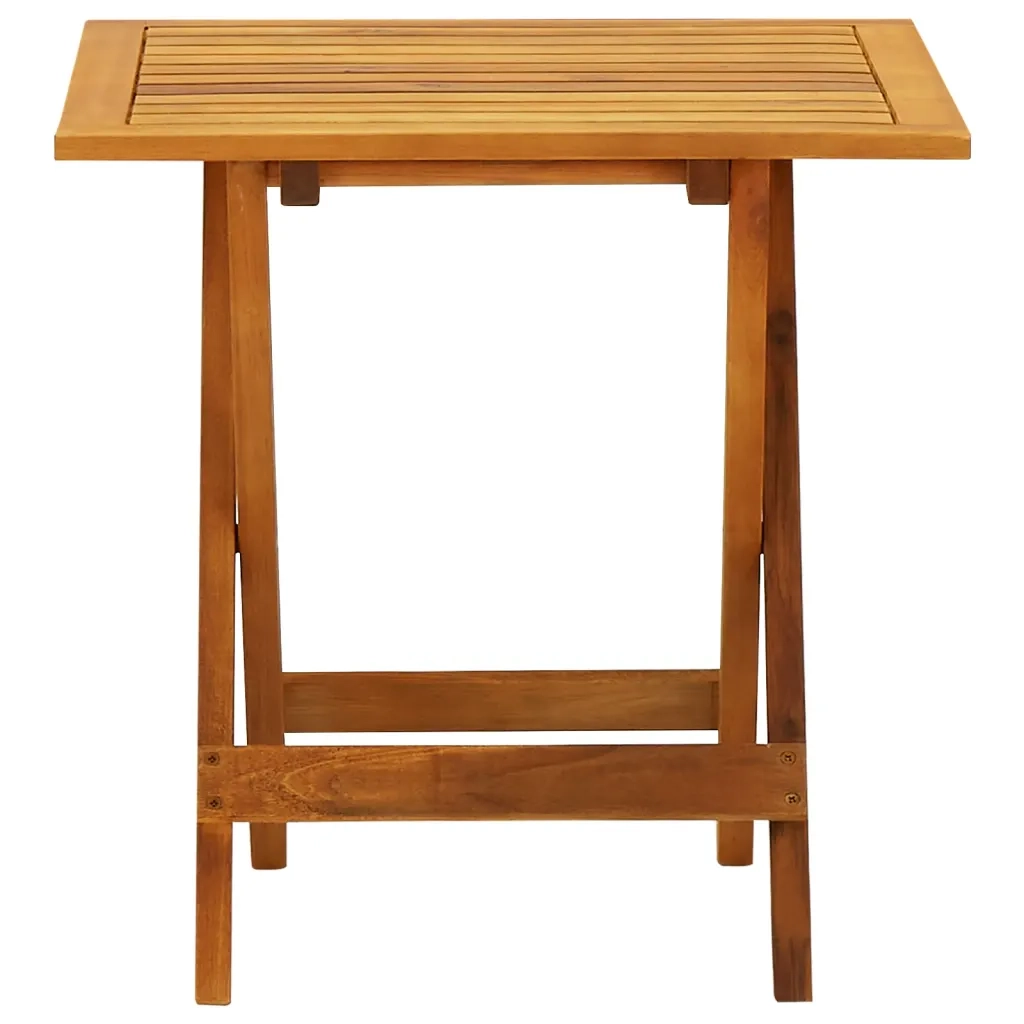 Tavolino da Giardino | Tavolo da Bistrot 46x46x47 cm in Legno Massello di Acacia