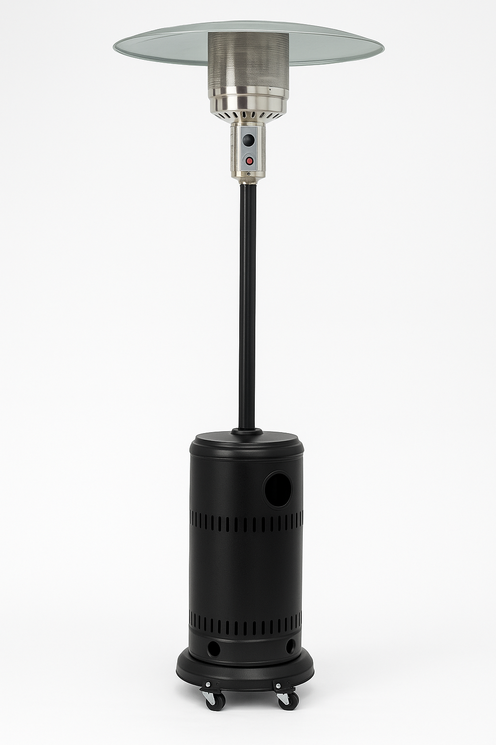 STUFA AEREA PATIO DA ESTERNO A GAS GPL MUSHROOM 13KW BAR TERRAZZI COLORE: NERO