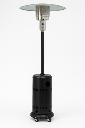 STUFA AEREA PATIO DA ESTERNO A GAS GPL MUSHROOM 13KW BAR TERRAZZI COLORE: NERO