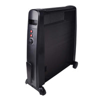 Radiatore Elettrico in Mica Nero 2000W ROMEO