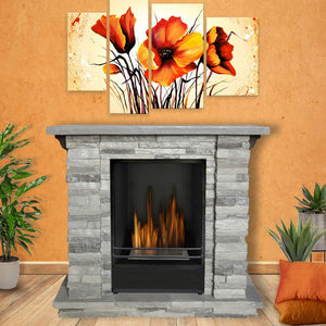 Biocamino effetto Marmo a Bioetanolo Tigullio GMR Trading