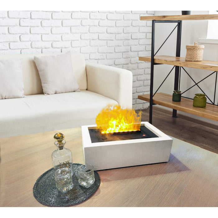 Caminetto a Vapore da Tavolo Bianco Laguna GMR Trading