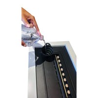 Caminetto a Vapore da Tavolo Bianco Laguna GMR Trading