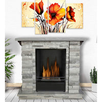 Biocamino effetto Marmo a Bioetanolo Tigullio GMR Trading