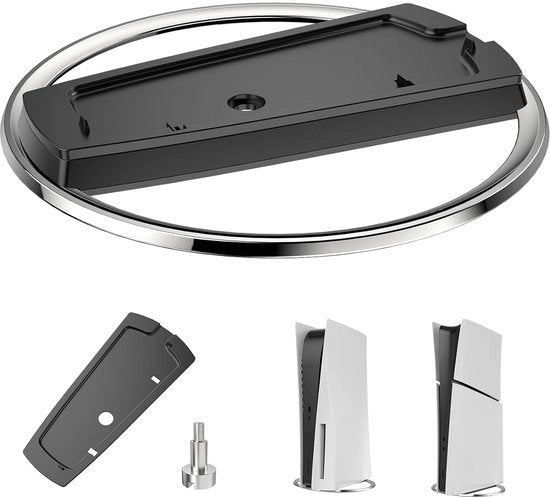 Supporto Verticale - Sostegno Stabile per Console PS5 Pro/Slim - Versione Digitale - Facile da Installare - Belle Prestazioni - Viti Rigide - Supporto Nero