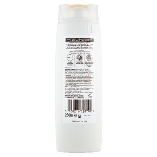 PANTENE PRO-V ACTIVE NUTRI-PLEX SHAMPOO INFINITE LUNGHEZZE RIPARA I CAPELLI LUNGHI FINO ALL'ULTIMO CENTIMETRO 250 ML