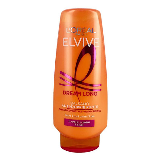 L'OREAL PARIS ELVIVE BALSAMO ANTI-DOPPIE PUNTE CON KERATINA VEGETALE + OLIO DI RICINO PER CAPELLI LUNGHI E LISCI 200 ML