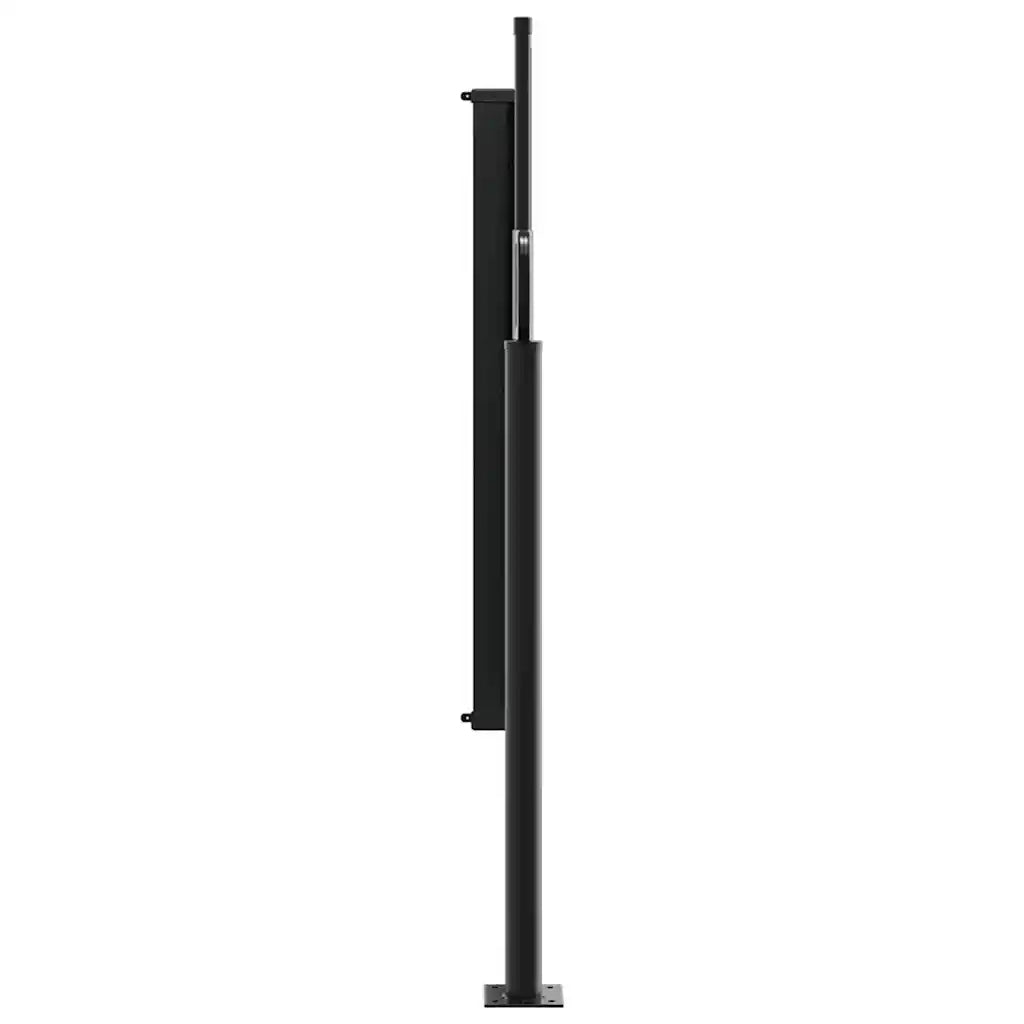 Tenda da Sole Laterale Retrattile Verde Scuro 100x500 cm
