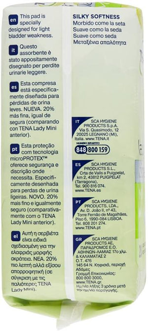 TENA LADY DISCREET MINI LIGHT IN CONFEZIONE DA 20 PEZZI