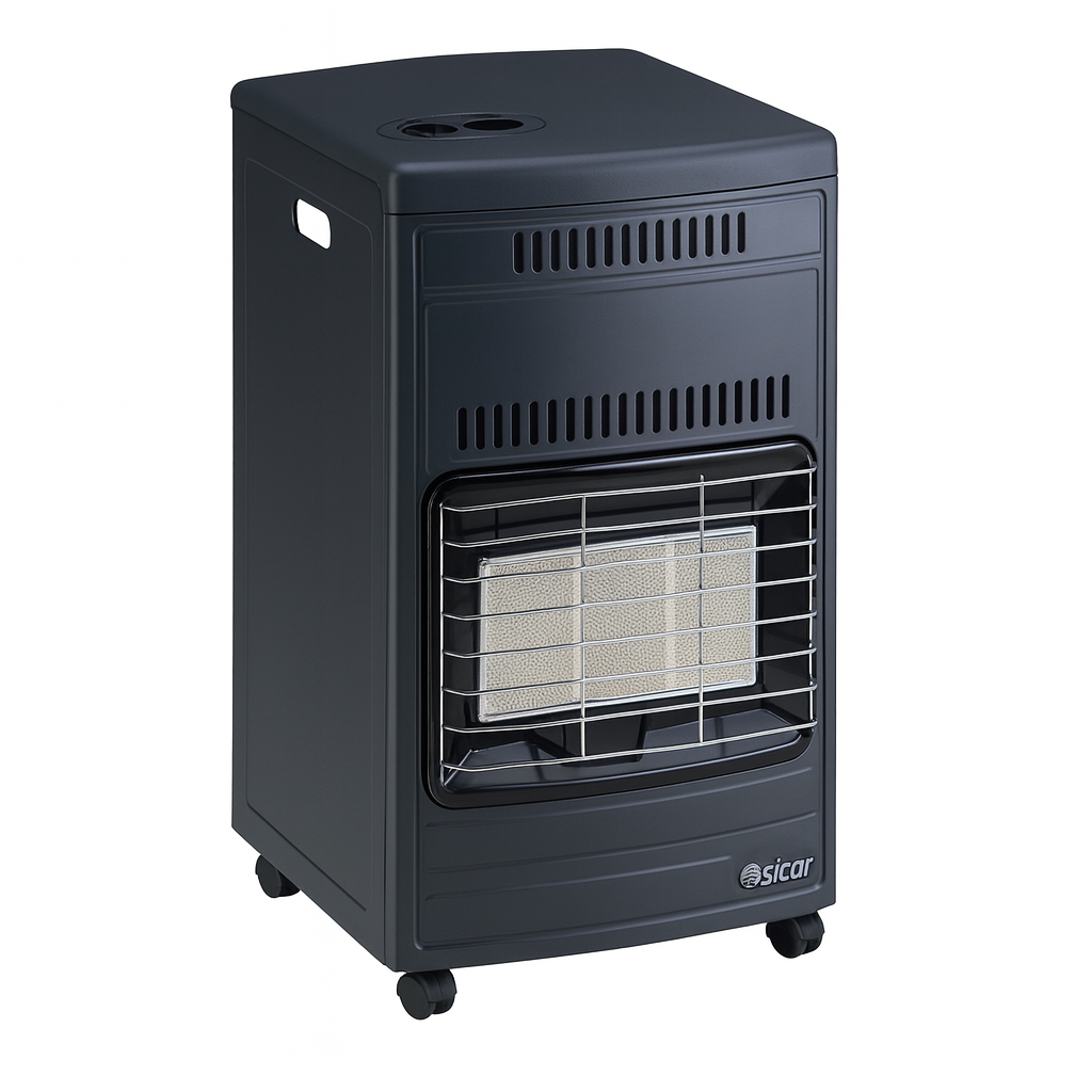 STUFA MOD. EURO 92T TURBO A GAS GPL E INFRAROSSI PER INTERNI