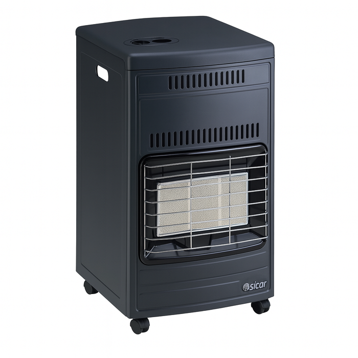 STUFA MOD. EURO 92T TURBO A GAS GPL E INFRAROSSI PER INTERNI