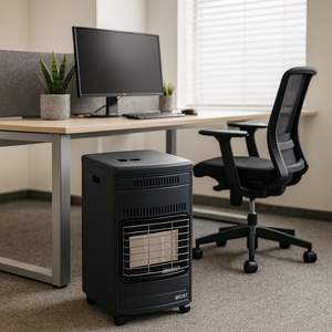 STUFA MOD. EURO 92T TURBO A GAS GPL E INFRAROSSI PER INTERNI