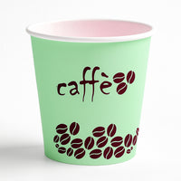 1000 Bicchierini da Caffè Monouso Decoro Rainbow Bicchieri 75ml Usa e Getta