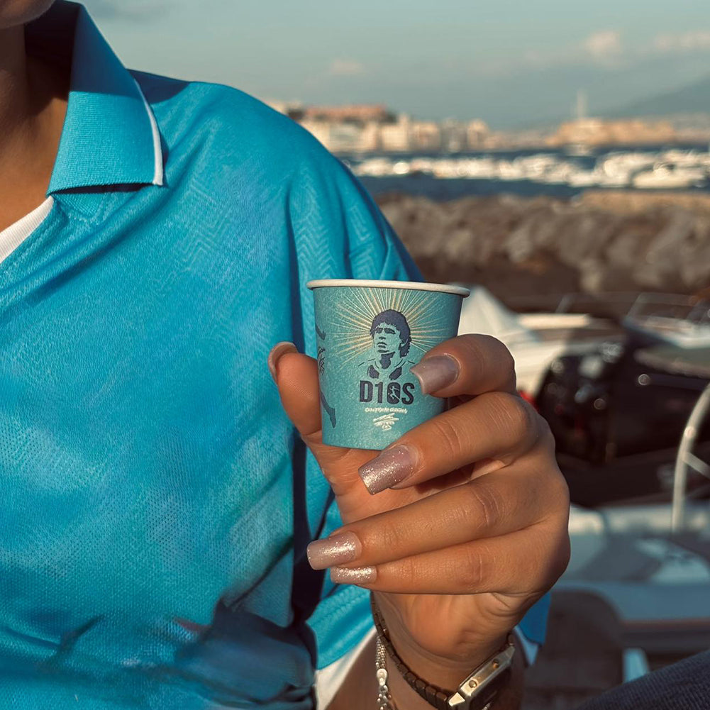 2000 Bicchierini da Caffè Monouso Decoro D10 S Bicchieri 75ml Usa e Getta