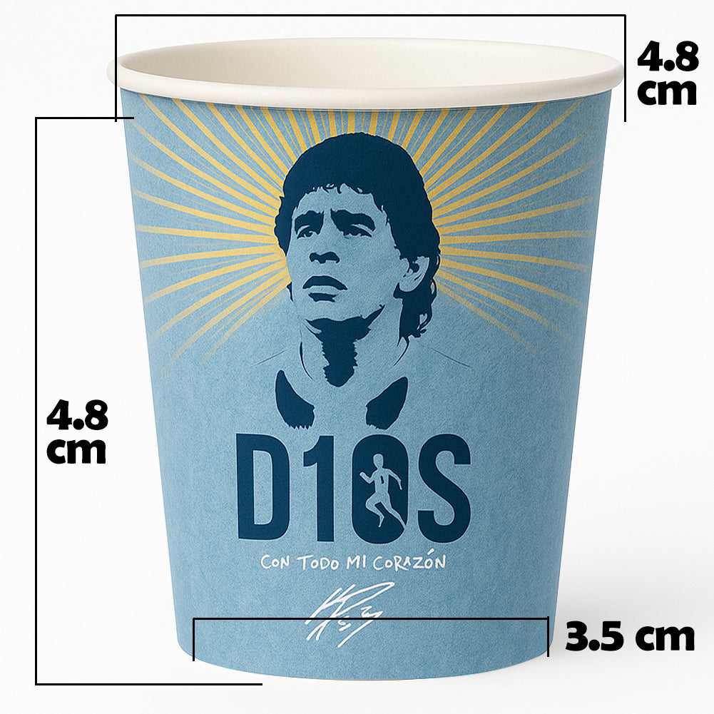 2000 Bicchierini da Caffè Monouso Decoro D10 S Bicchieri 75ml Usa e Getta