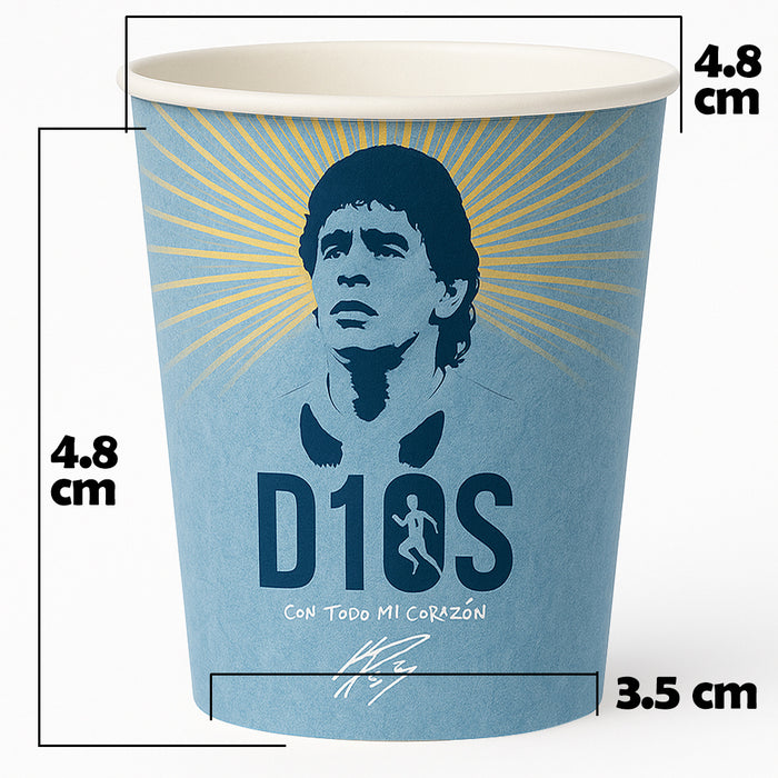 2000 Bicchierini da Caffè Monouso Decoro D10 S Bicchieri 75ml Usa e Getta