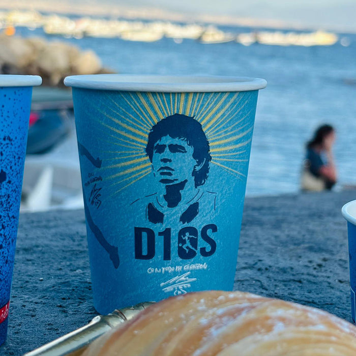 1000 Bicchieri Acqua o Bibita Monouso D10 S 200ml Tazzina Carta Usa e Getta