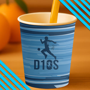 1000 Bicchieri Acqua o Bibita Monouso D10 S 200ml Tazzina Carta Usa e Getta