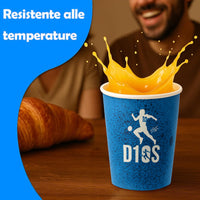 1000 Bicchieri Acqua o Bibita Monouso D10 S 200ml Tazzina Carta Usa e Getta