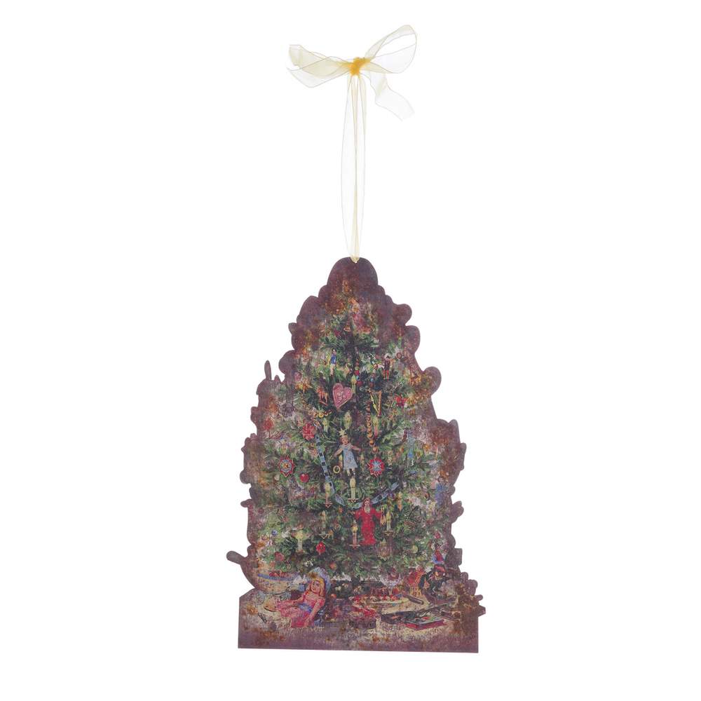 Decorazione Natalizia Albero in Metallo Shabby – Blanc Mariclo