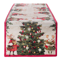 Runner Natalizio per Tavolo da Cucina Shabby Chic Blanc Mariclò