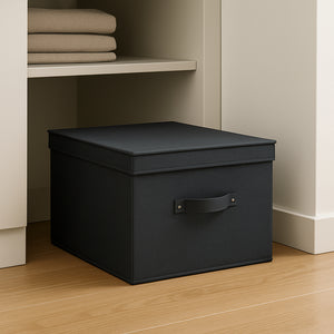 Scatole Cambio Stagione TNT Pieghevoli 60x50x30cm kit 2 pezzi Salvaspazio con Maniglie