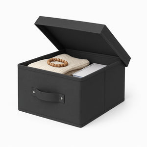 Scatole Cambio Stagione TNT Pieghevoli 48x36x19cm kit 4 pezzi Salvaspazio con Maniglie