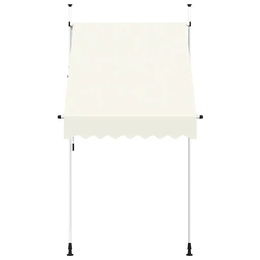 Tenda da Sole Retrattile Manuale 150 cm Crema
