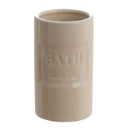 Porta Spazzolini in Ceramica Avorio Shabby Chic Gaby Blanc Mariclò
