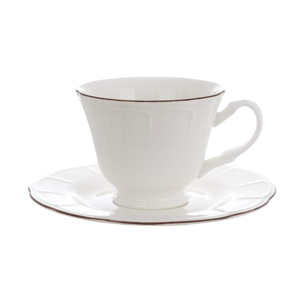 Set Tazze da Caffè in Ceramica Alcina – Blanc MariClo 6 Pz