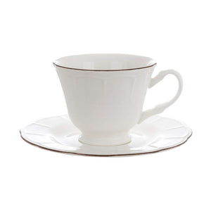 Set Tazze da Caffè in Ceramica Alcina – Blanc MariClo 6 Pz