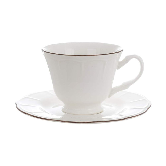 Set Tazze da Caffè in Ceramica Alcina – Blanc MariClo 6 Pz