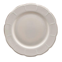 Set Piatti da Frutta in Ceramica Elegante Alcina Blanc MariClo 6 Pz