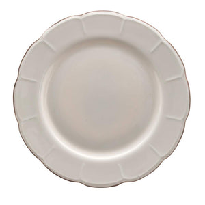 Set Piatti da Frutta in Ceramica Elegante Alcina Blanc MariClo 6 Pz