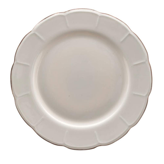 Set Piatti da Frutta in Ceramica Elegante Alcina Blanc MariClo 6 Pz