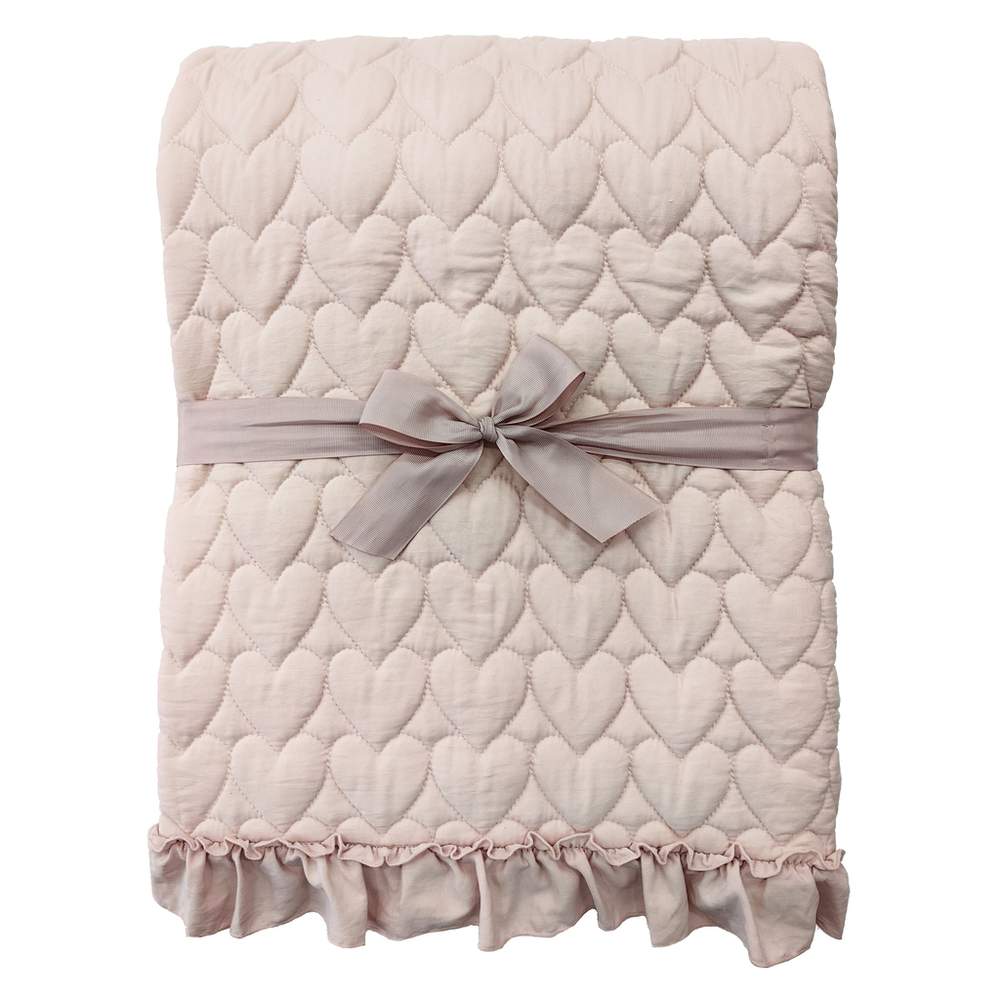 Trapunta Letto Matrimoniale Invernale Rosa Cuore di Zucchero Blanc Mariclo